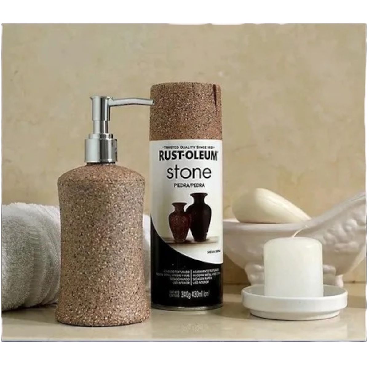 GENERICO - Esmalte Texturizado Efecto Piedra 340g