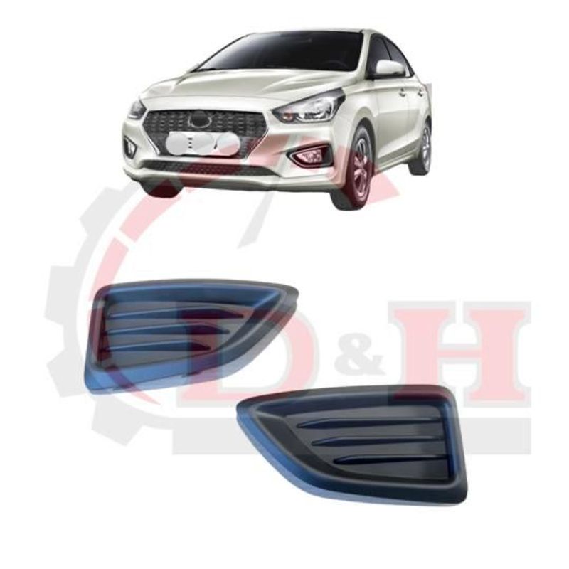 GENERICO - Par tapas neblineros delanteros Hyundai 2020-2024 D0
