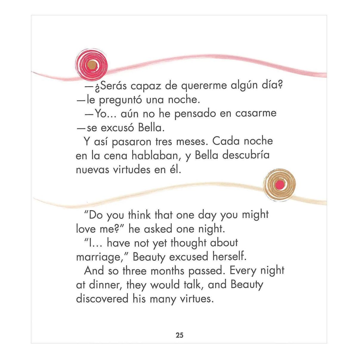 LEXUS - Bilingue La Bella y la Bestia  Beauty and The Beast Audiolibro Qr - Lexus