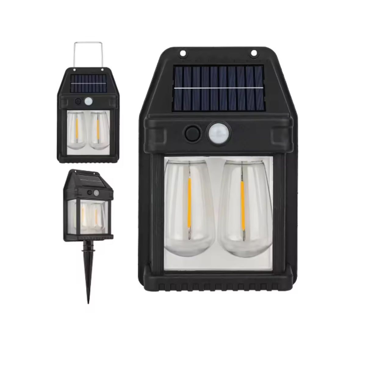 IRM - Farol Solar Exterior Lámpara Para Jardín Entrada