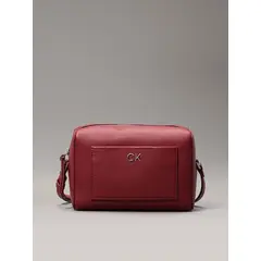 CALVIN KLEIN - Bandolera Daily Monogram Rojo