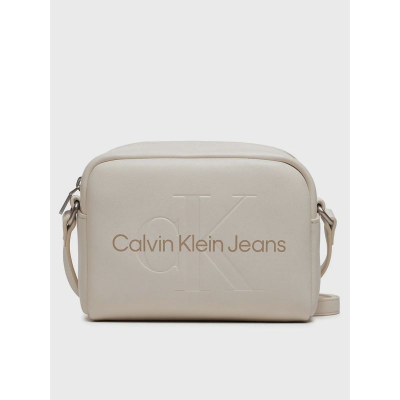 CALVIN KLEIN - Bandolera Sculped Beige Calvin Klein