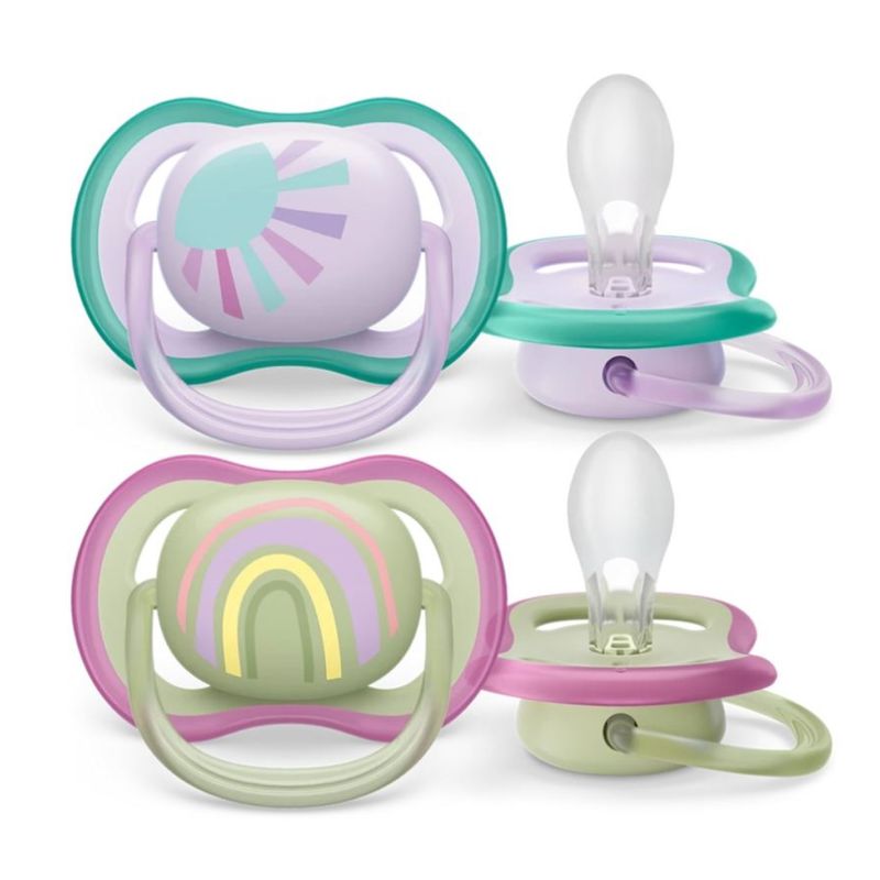 AVENT - Pack 2 Chupetes Avent Ultra Air 0-6m SCF085/59