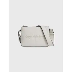 CALVIN KLEIN - Bandolera Sculpted Blanco