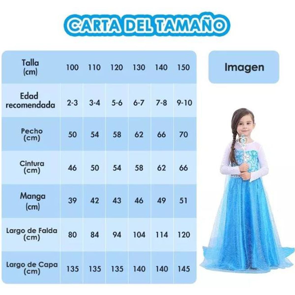 GENERICO - Set vestido y accesorios para niña talla 6 a 7