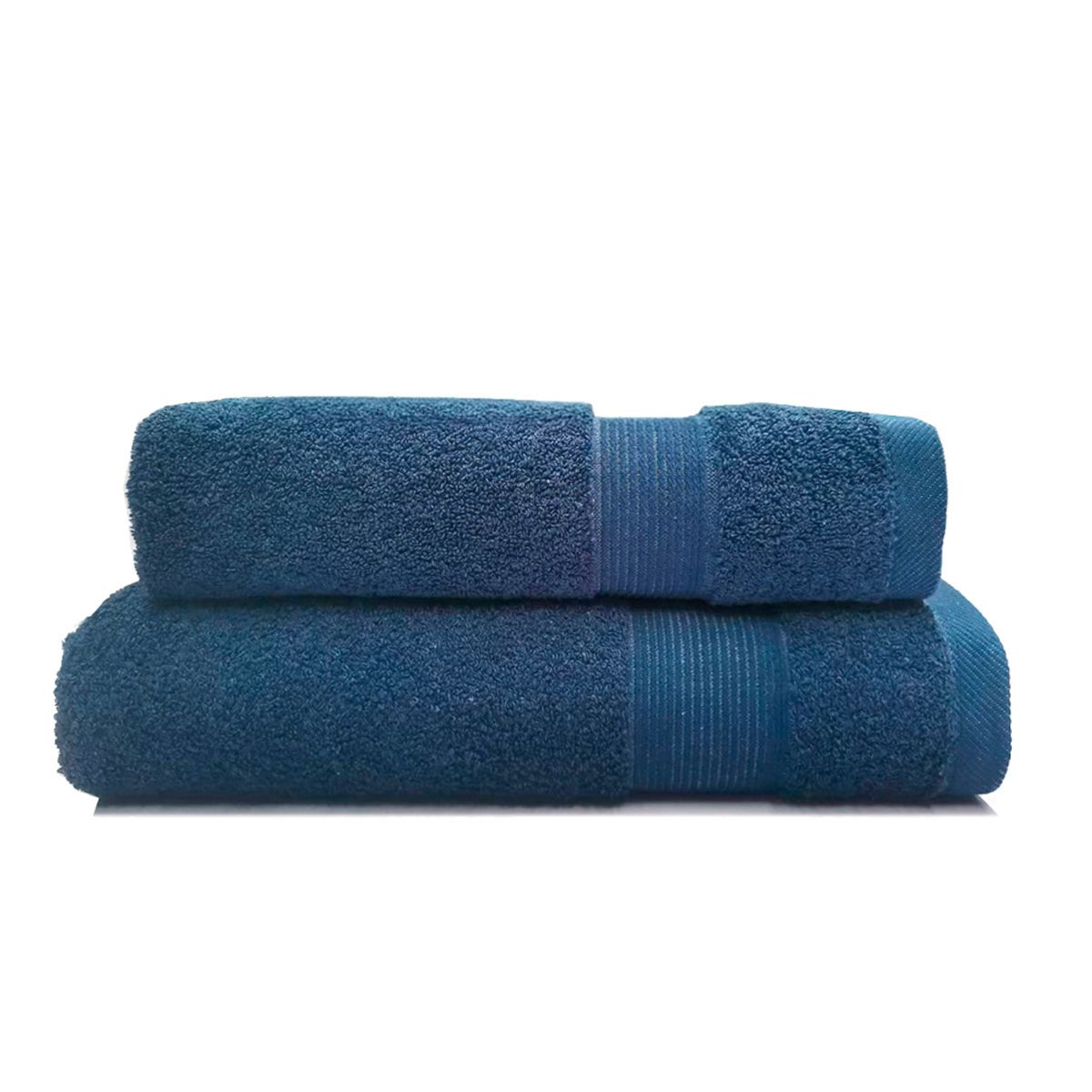 ANDES1 - Andes Juego Toallas Lisa 2 Piezas Azul