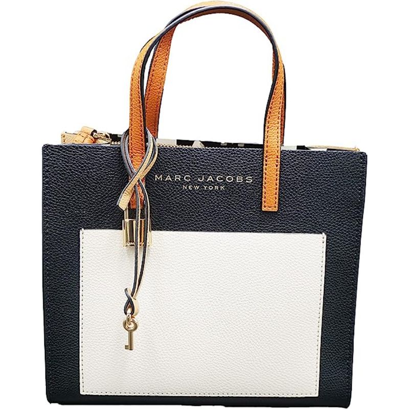 MARC JACOBS - Marc Jacobs - Mini bolso tote Grind con bloques de color para mujer