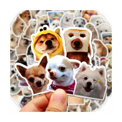 GENERICO - Pack Sticker pegatinas divertidos Perros Memes