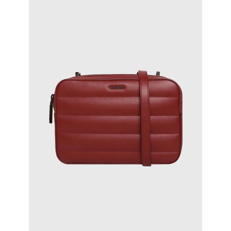 CALVIN KLEIN - Bandolera Line Quilt Rojo Calvin Klein
