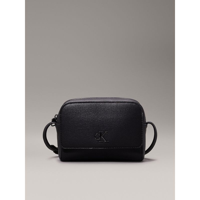 CALVIN KLEIN - Bandolera Minimal Monogram Negro Calvin Klein