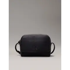 CALVIN KLEIN - Bandolera Minimal Monogram Negro