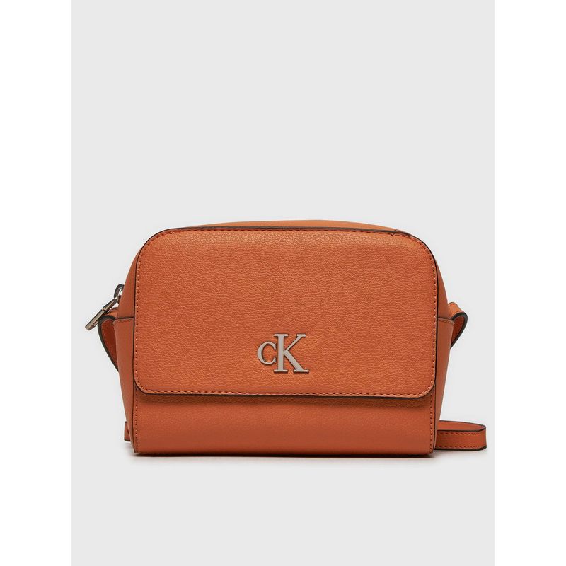 CALVIN KLEIN - Bandolera Minimal Monogram Naranja Calvin Klein