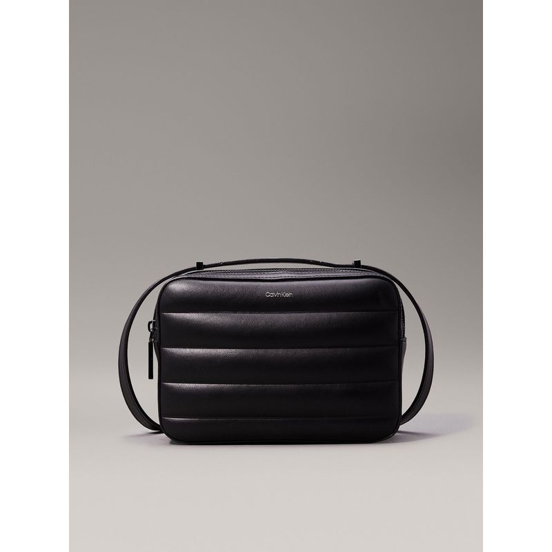 CALVIN KLEIN - Bandolera Line Quilt Negro Calvin Klein
