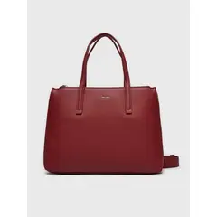 CALVIN KLEIN - Cartera Tote Ck Must Rojo