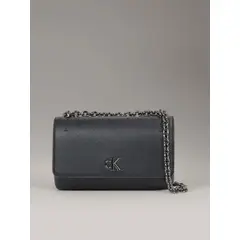 CALVIN KLEIN - Cartera Minimal Monogram Negro