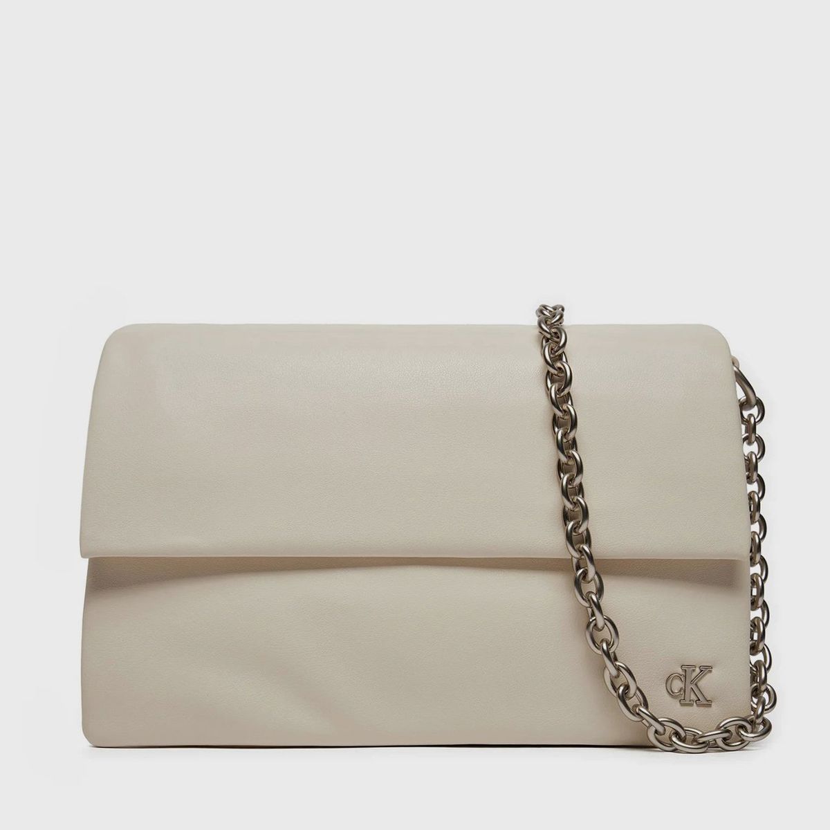 CALVIN KLEIN - Cartera Micro Mono Beige Calvin Klein