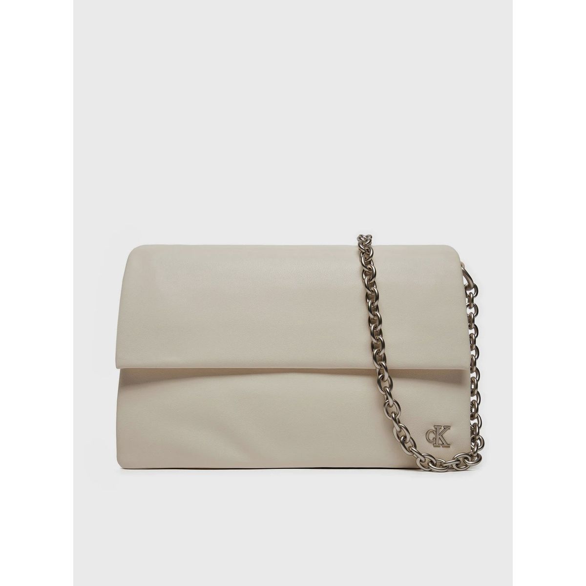 CALVIN KLEIN - Cartera Micro Mono Beige Calvin Klein