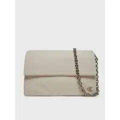 CALVIN KLEIN - Cartera Micro Mono Beige