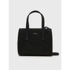 CALVIN KLEIN - Cartera Mini Tote CK Must Negro