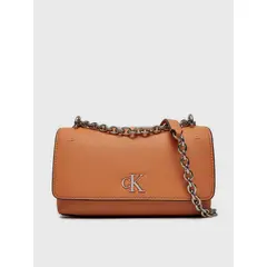 CALVIN KLEIN - Cartera Minimal Monogram Naranja