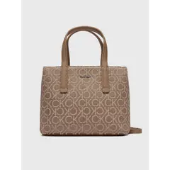 CALVIN KLEIN - Cartera Mini Tote CK Must Beige