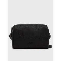 CALVIN KLEIN - Bandolera Ck Refine Monogram Negro