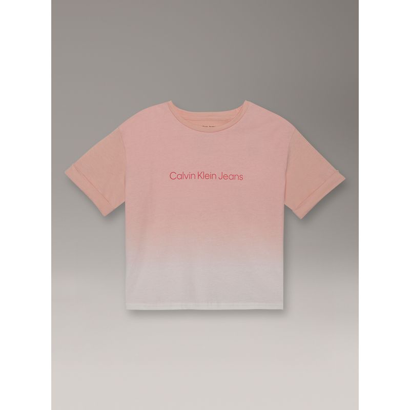 CALVIN KLEIN - Polera Ombre Rosa Calvin Klein
