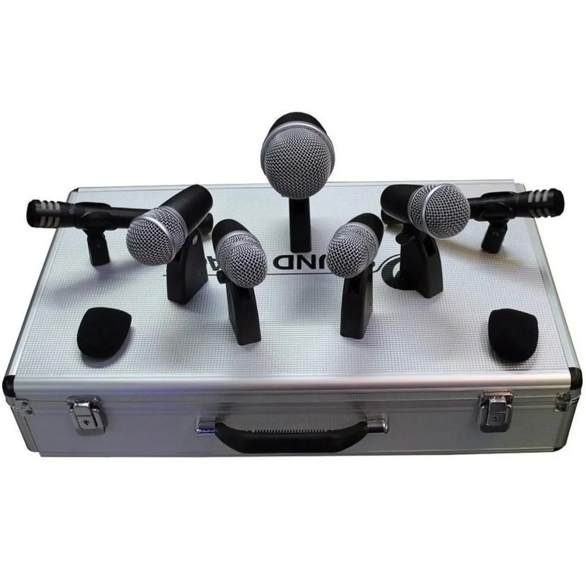 ORIGINAL SOUNDTRACK - Set de 7 microfonos para bateria con estuche y clips Soundtrack DRM-7