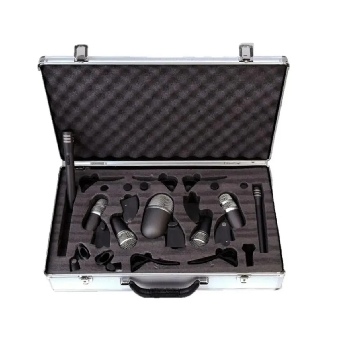 ORIGINAL SOUNDTRACK - Set de 7 microfonos para bateria con estuche y clips Soundtrack DRM-7
