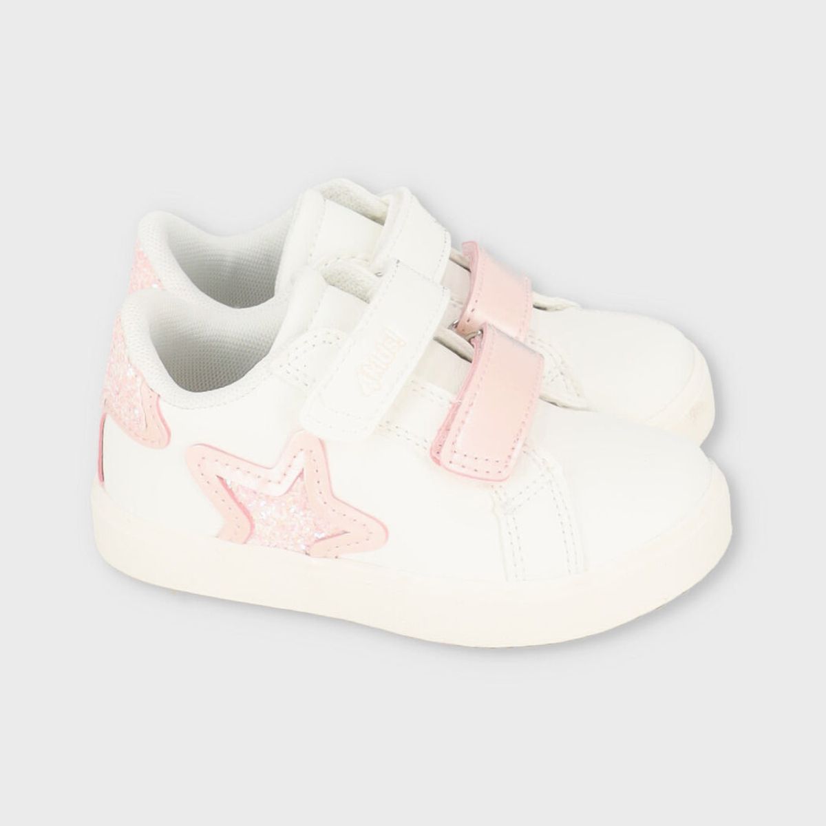 4KIDS - Zapatilla bebés con glitter blanco 4 Kids