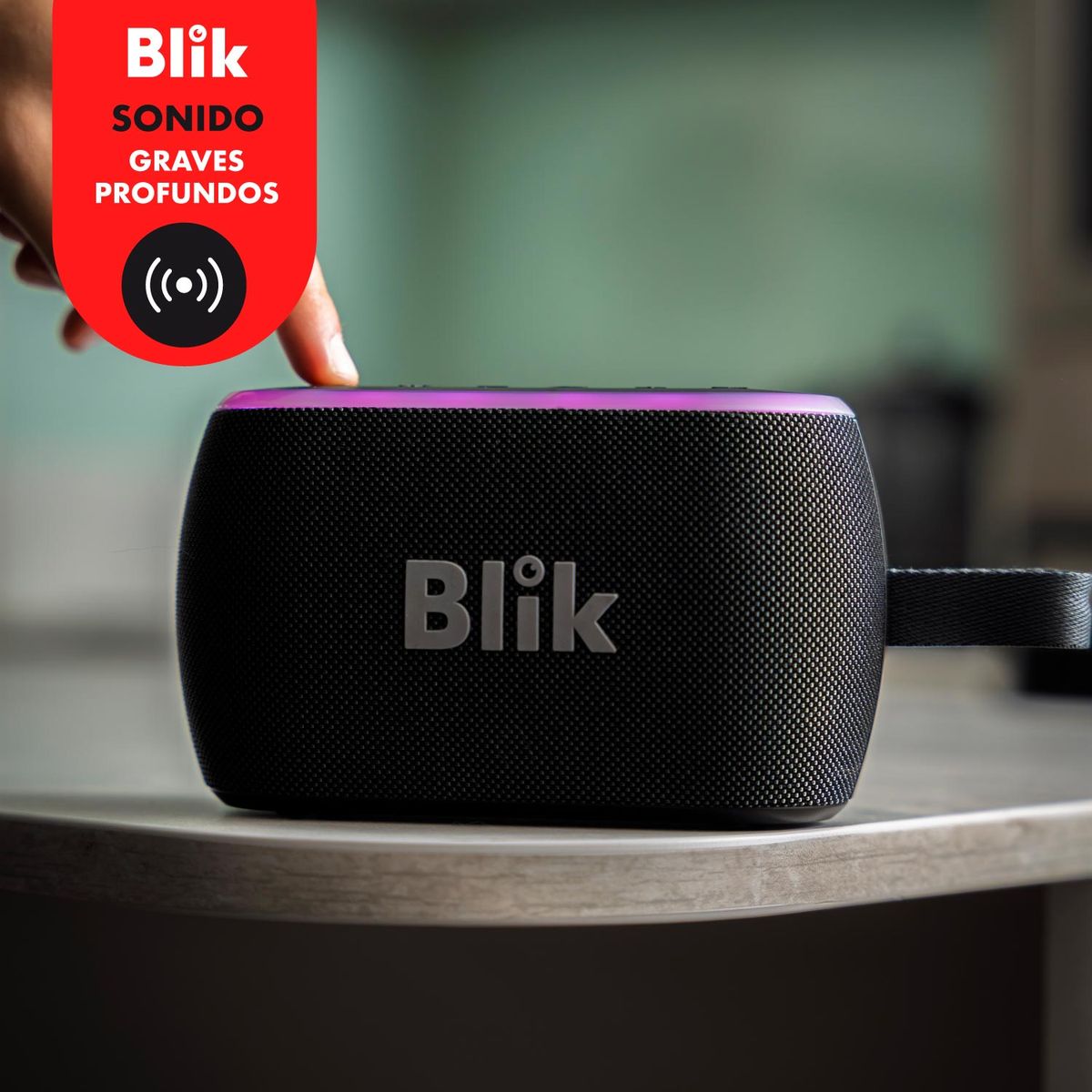 BLIK - Parlante Bluetooth Portátil Blik Bass One 20W IPX6 12 Hrs