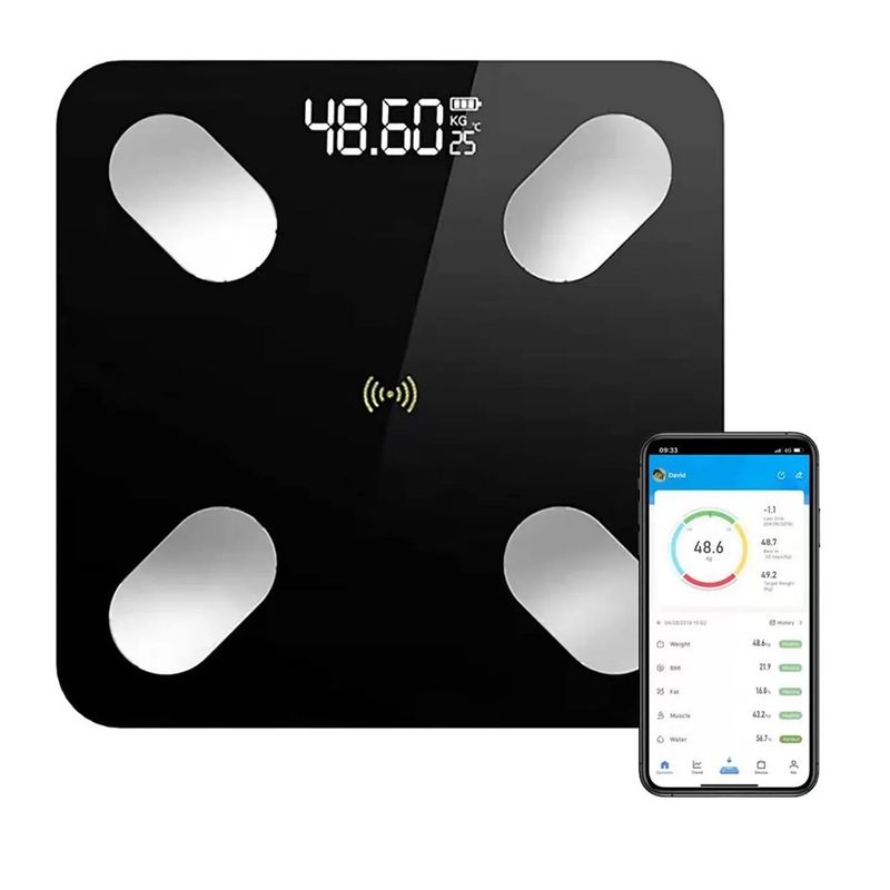 GENERICO - Peso Báscula Digital Balanza Bluetooth Inteligente Pesa Baño