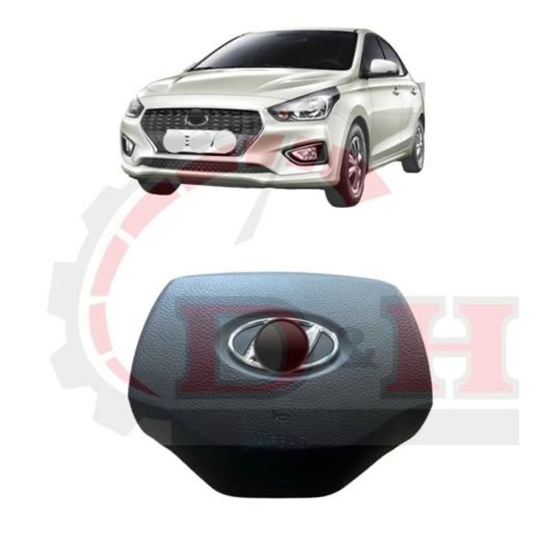 GENERICO - Tapa Air Bag compatible Hyundai Verna 2020-2023 d0