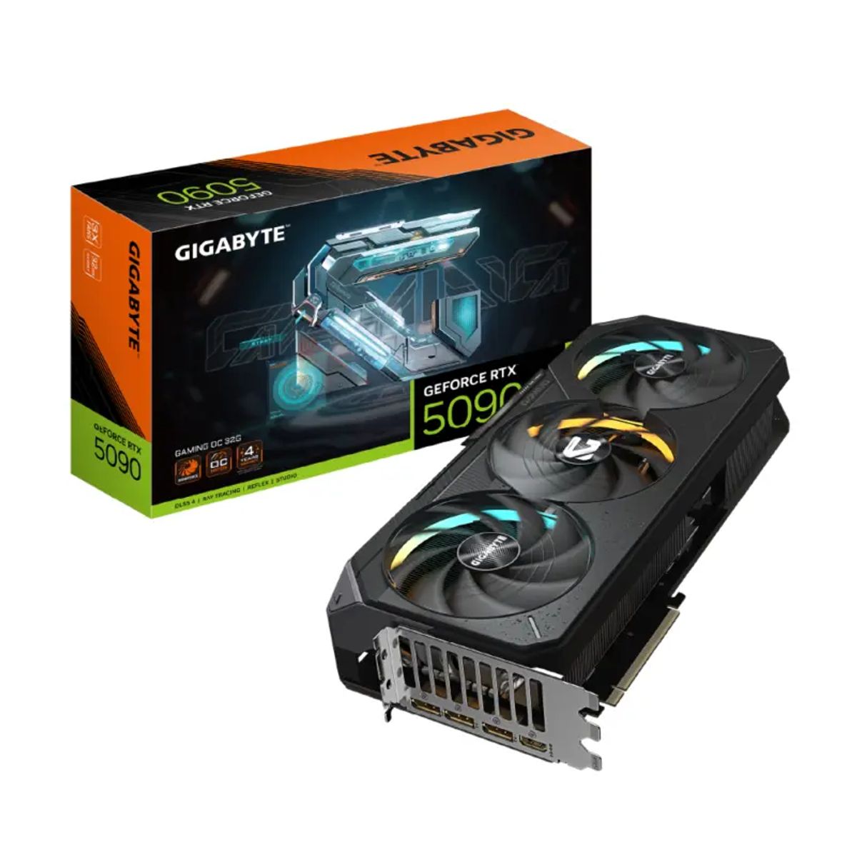 GIGABYTE - Tarjeta de Video Gigabyte RTX 5090 GAMING OC 32G GDDR7 PciE-5.0