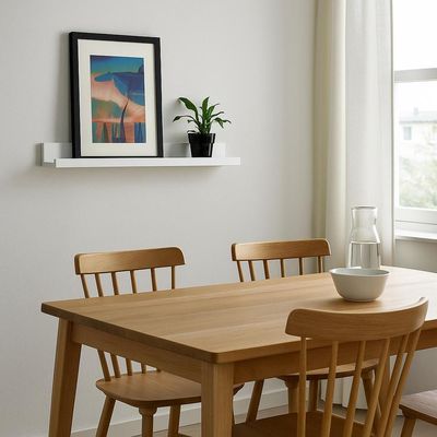 Imagen 2 del producto Repisa Galería para Fotos y Decoración Blanca 100 cm