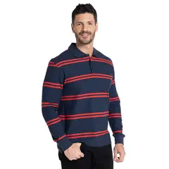 KOTTING - POLERA MANGA LARGA PIQUE LISTADA