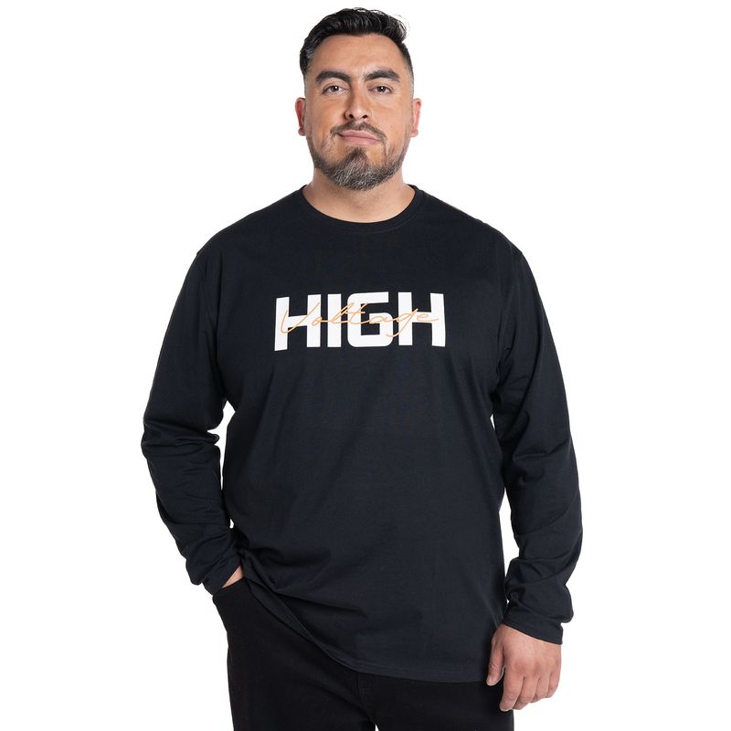 KOTTING - POLERA MANGA LARGA JERSEY ESTAMPADO FRONT KOTTING