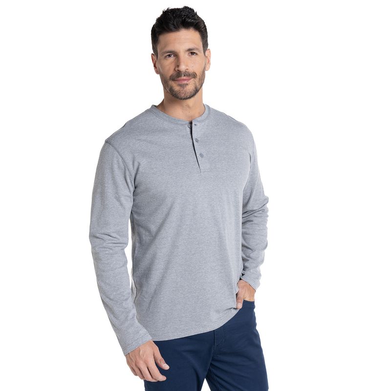 KOTTING - POLERA MANGA LARGA JERSEY BOTONES KOTTING