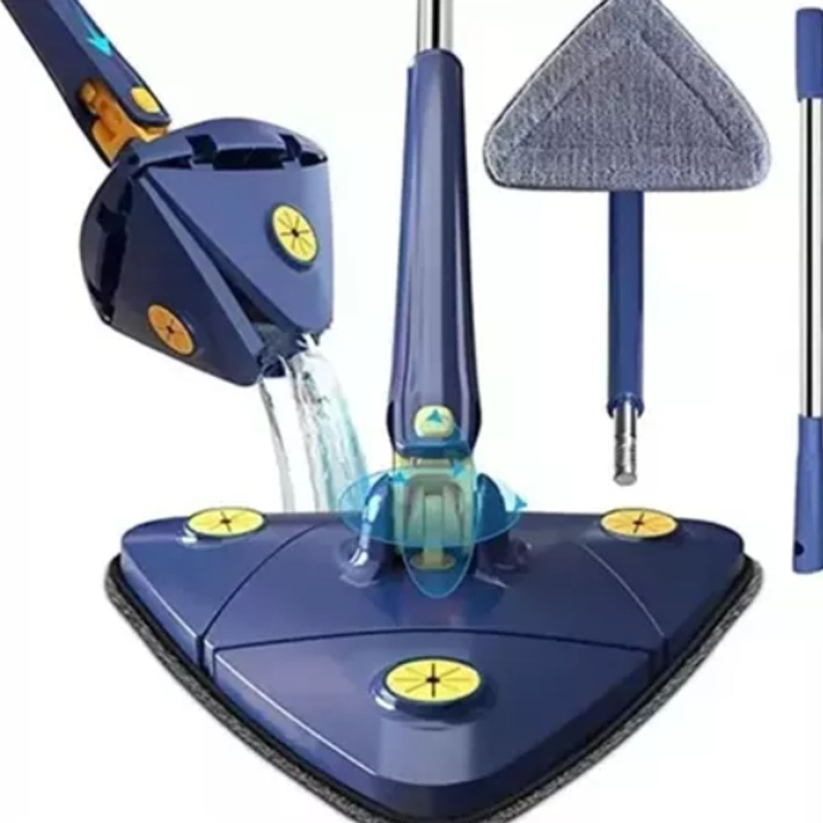 GENERICO - Mopa Trapeador Gira 360° Triangular Escurridor Automatico