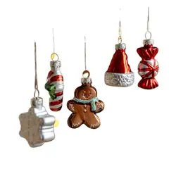 TIOZONEY - 9pcs Juego de adornos de Navidad