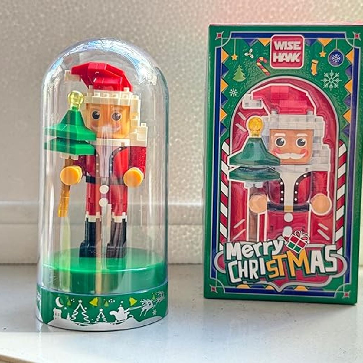 TIOZONEY - 1pcs Cascanueces Navidad Bloque Juguetes