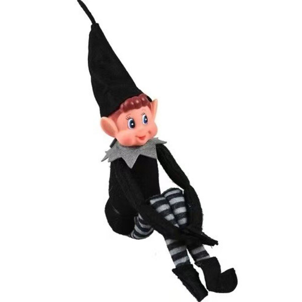 TIOZONEY - Muñeca de elfo navideño - Negro