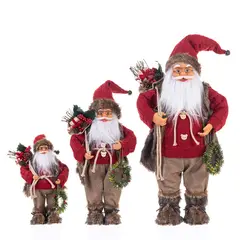 TIOZONEY - Muñeco de Papá Noel 40cm