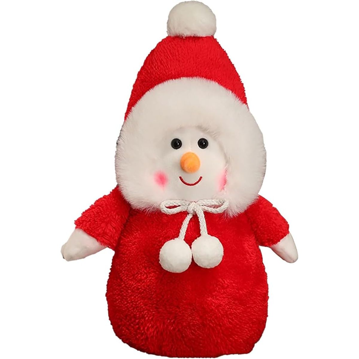 TIOZONEY - Muñeco de peluche muñeco de nieve 35cm