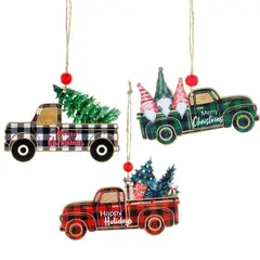 TIOZONEY - 3pcs Juego de adornos de Navidad