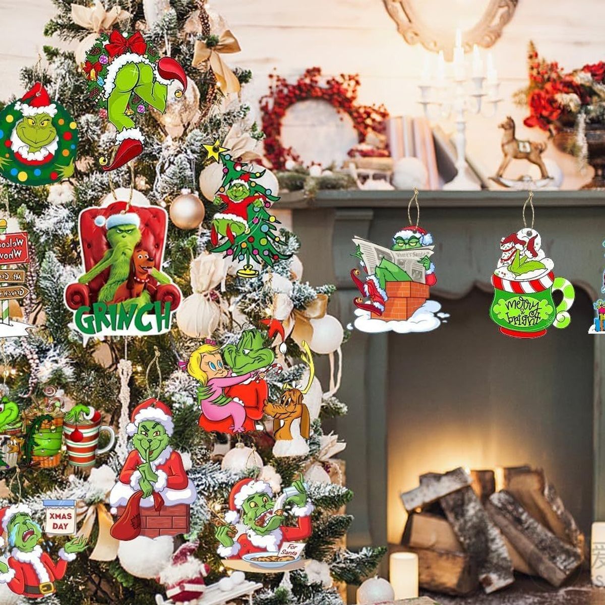 TIOZONEY - 48 decoraciones navideñas