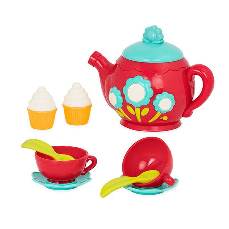 BATTAT - Juego de té musical rojo