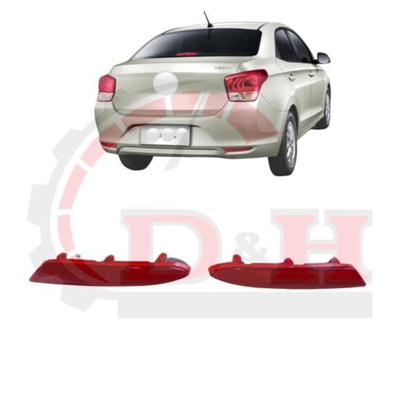 GENERICO - Par Reflectantes Traseros Hyundai Verna 1.4 2020-2023 D0