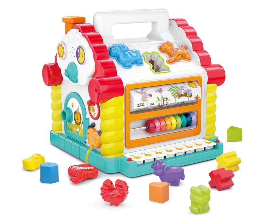 Juguete de Encaje Montessori Casita de Actividades Infantil