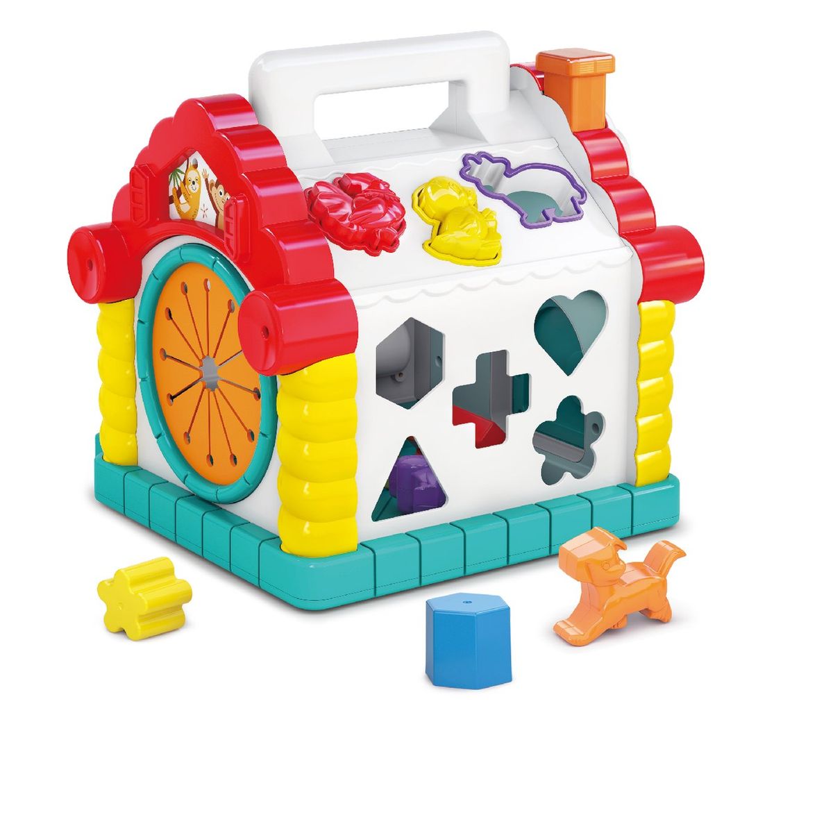 BBQOOL - Juguete de Encaje Montessori Casita de Actividades Infantil
